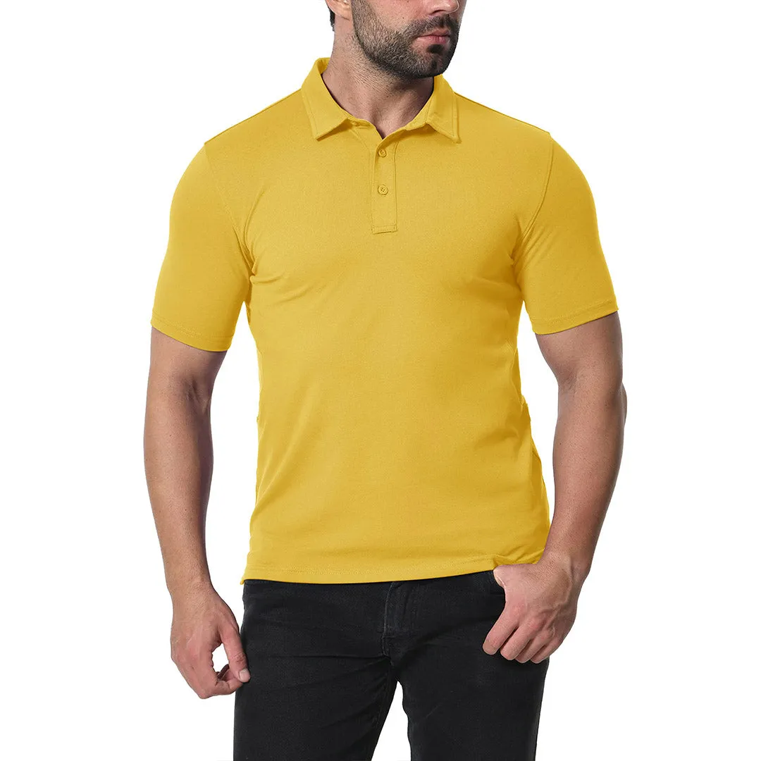 Men's Golf Tennis Casual Outdoor Summer Polo Collared Shirt