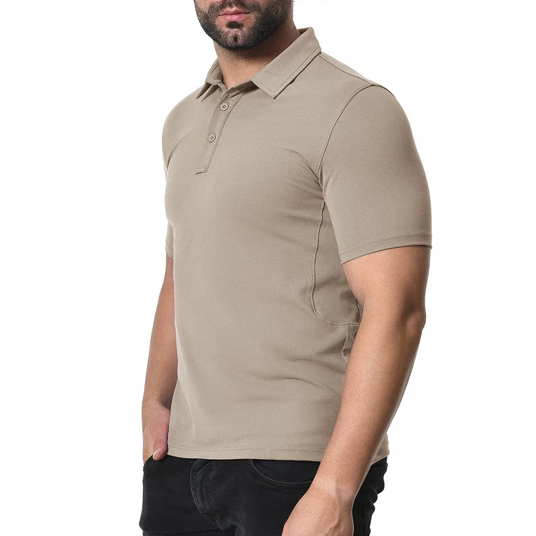 Men's Golf Tennis Casual Outdoor Summer Polo Collared Shirt