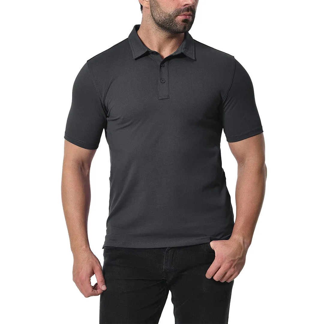 Men's Golf Tennis Casual Outdoor Summer Polo Collared Shirt