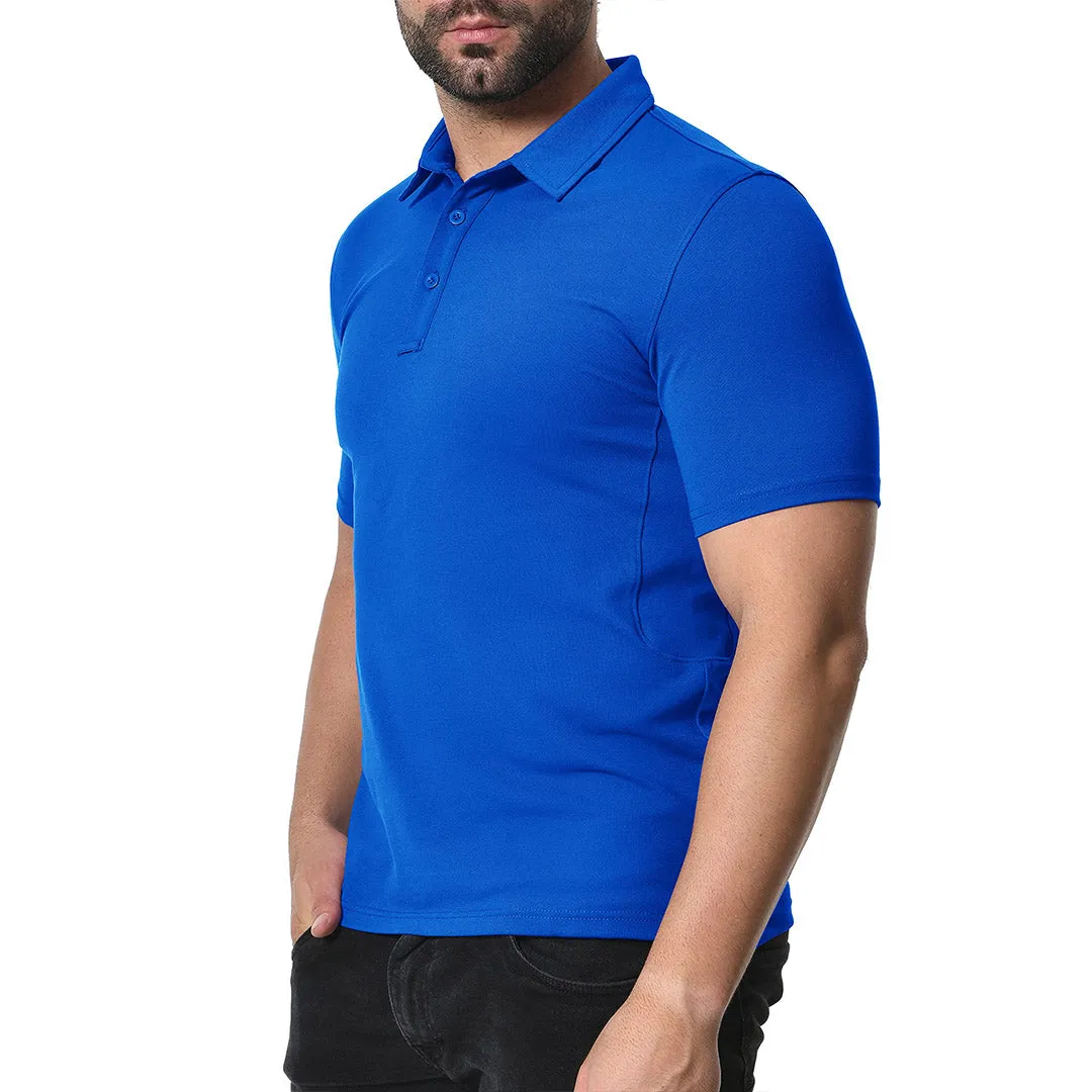 Men's Golf Tennis Casual Outdoor Summer Polo Collared Shirt