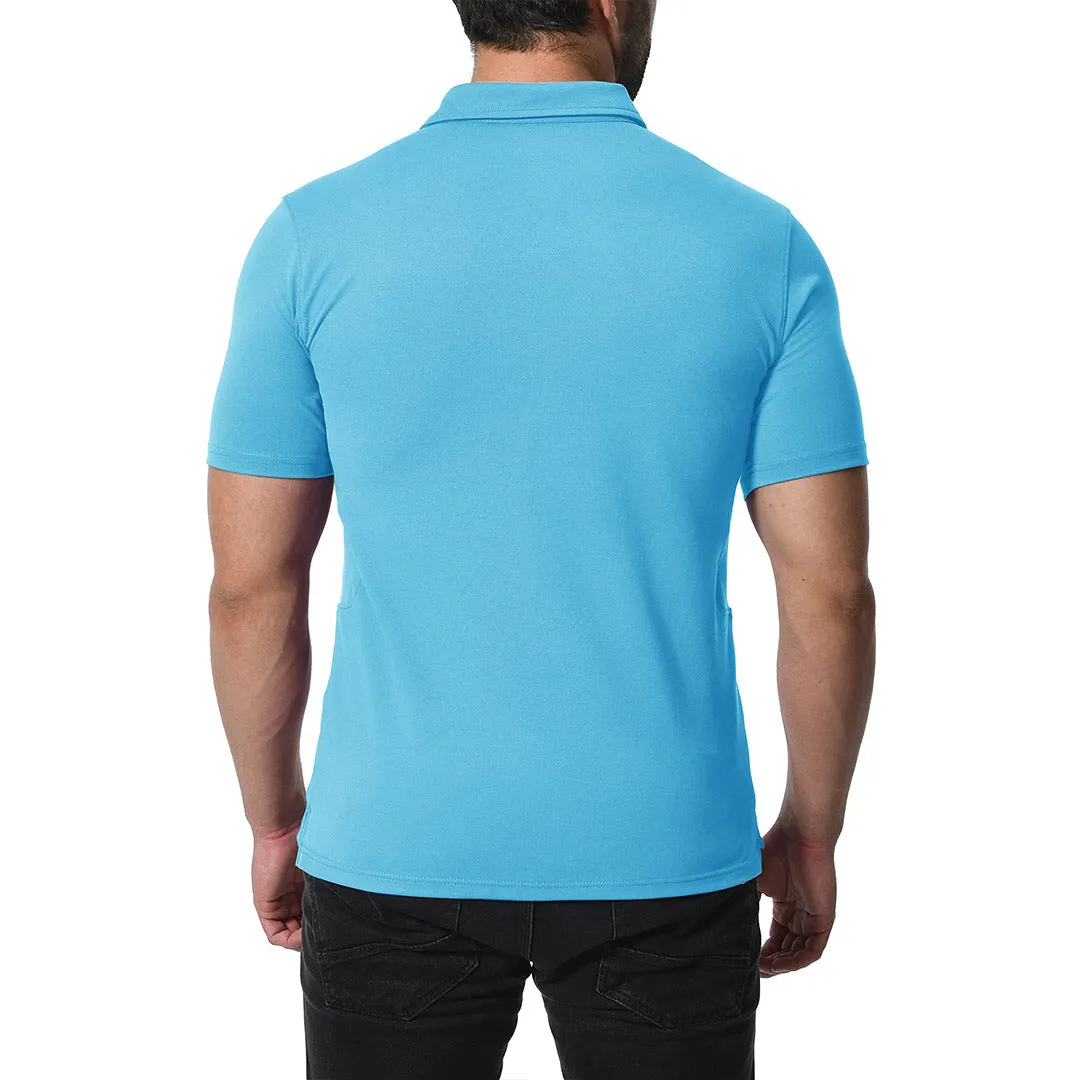 Men's Golf Tennis Casual Outdoor Summer Polo Collared Shirt