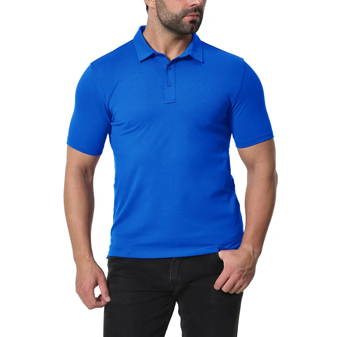 Men's Golf Tennis Casual Outdoor Summer Polo Collared Shirt
