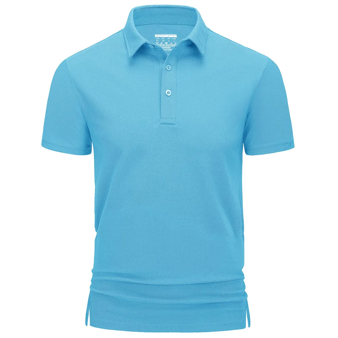 Men's Golf Tennis Casual Outdoor Summer Polo Collared Shirt