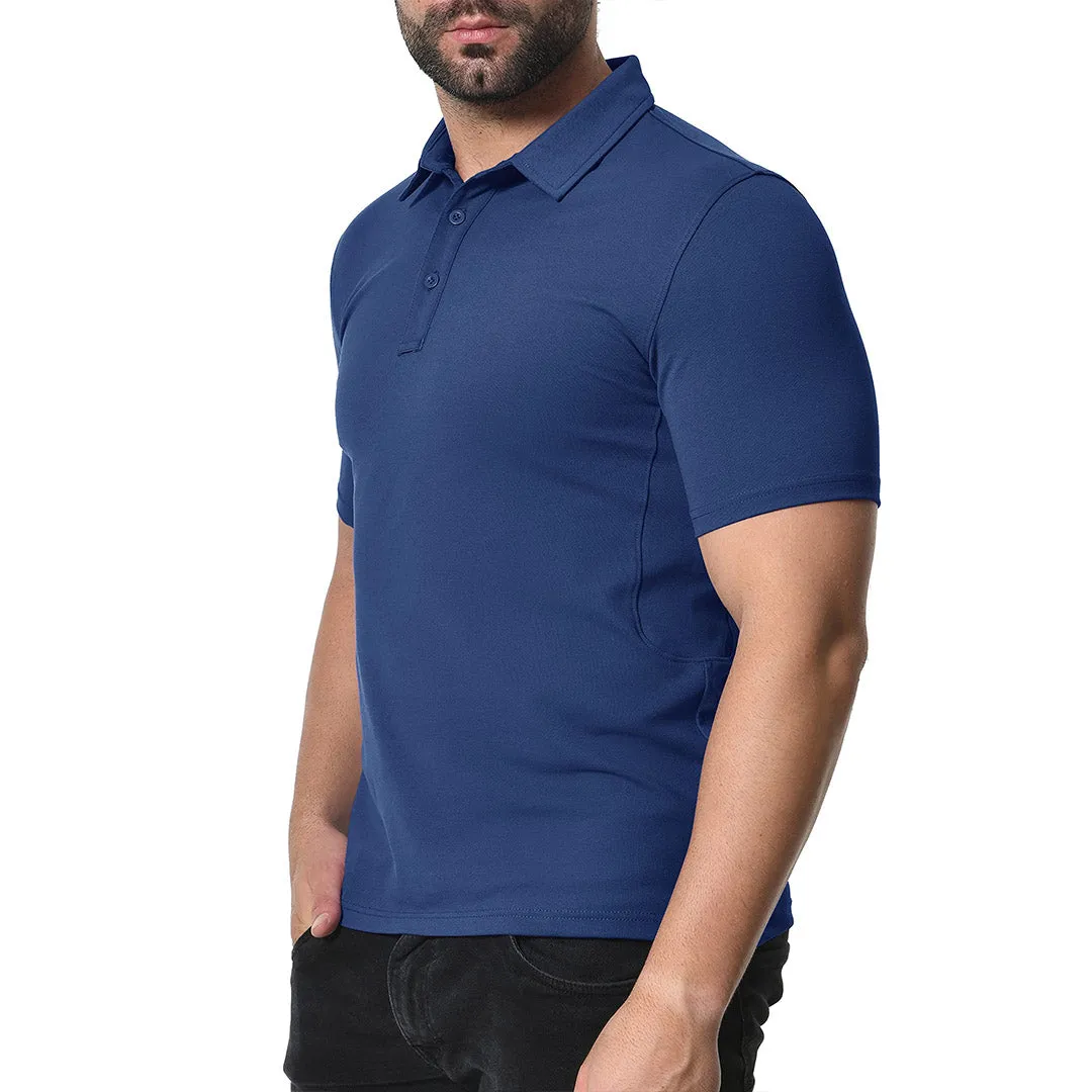 Men's Golf Tennis Casual Outdoor Summer Polo Collared Shirt