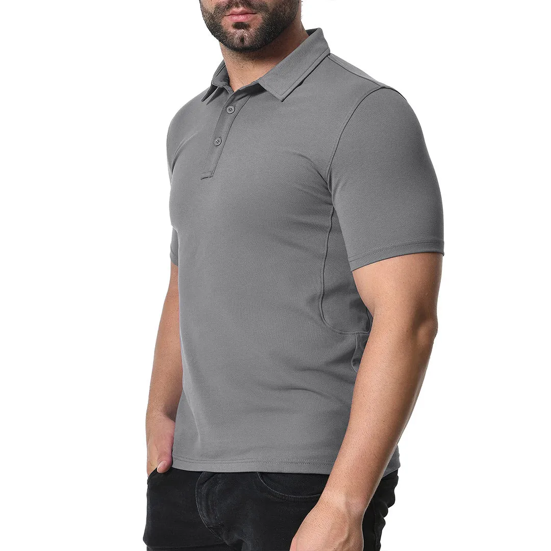 Men's Golf Tennis Casual Outdoor Summer Polo Collared Shirt