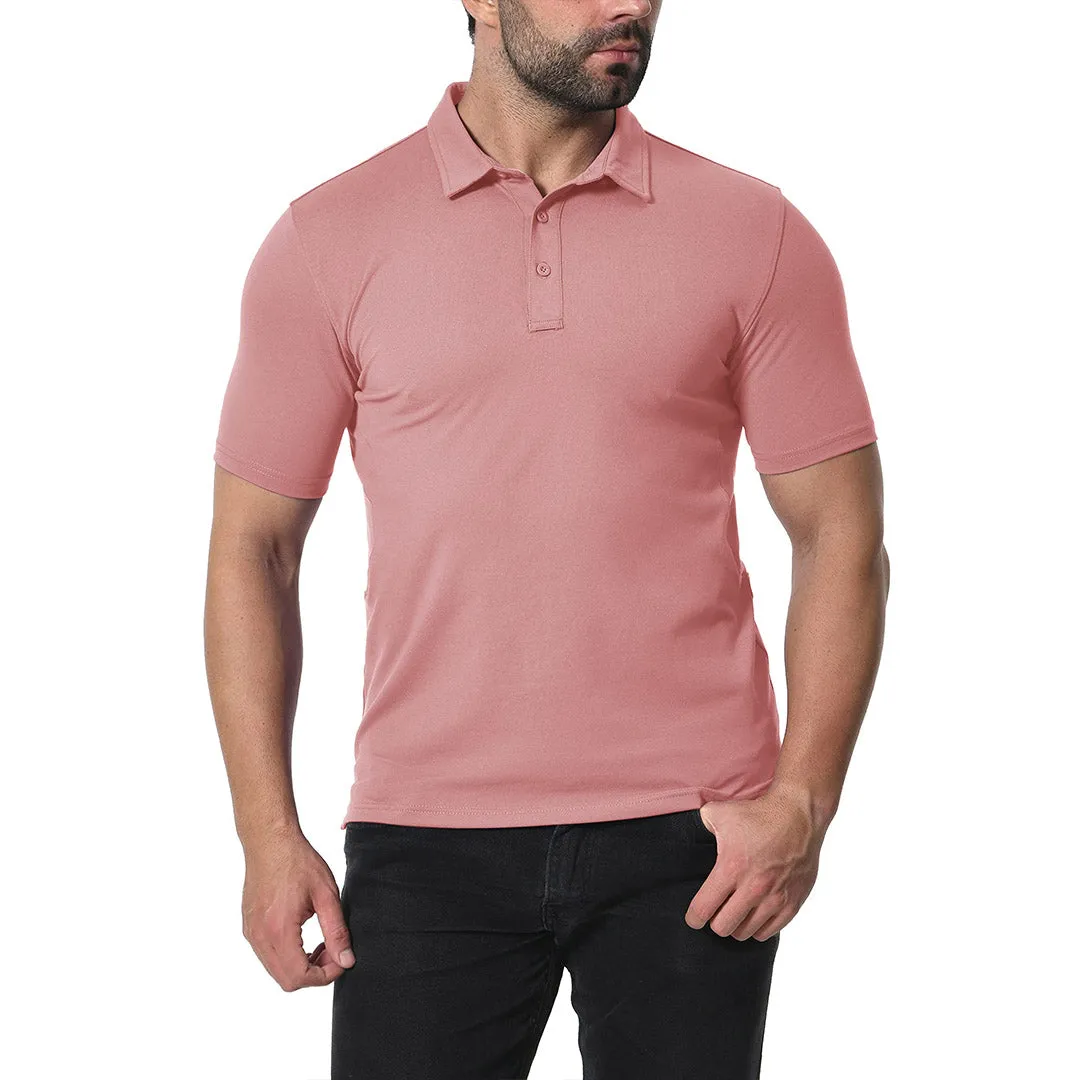 Men's Golf Tennis Casual Outdoor Summer Polo Collared Shirt