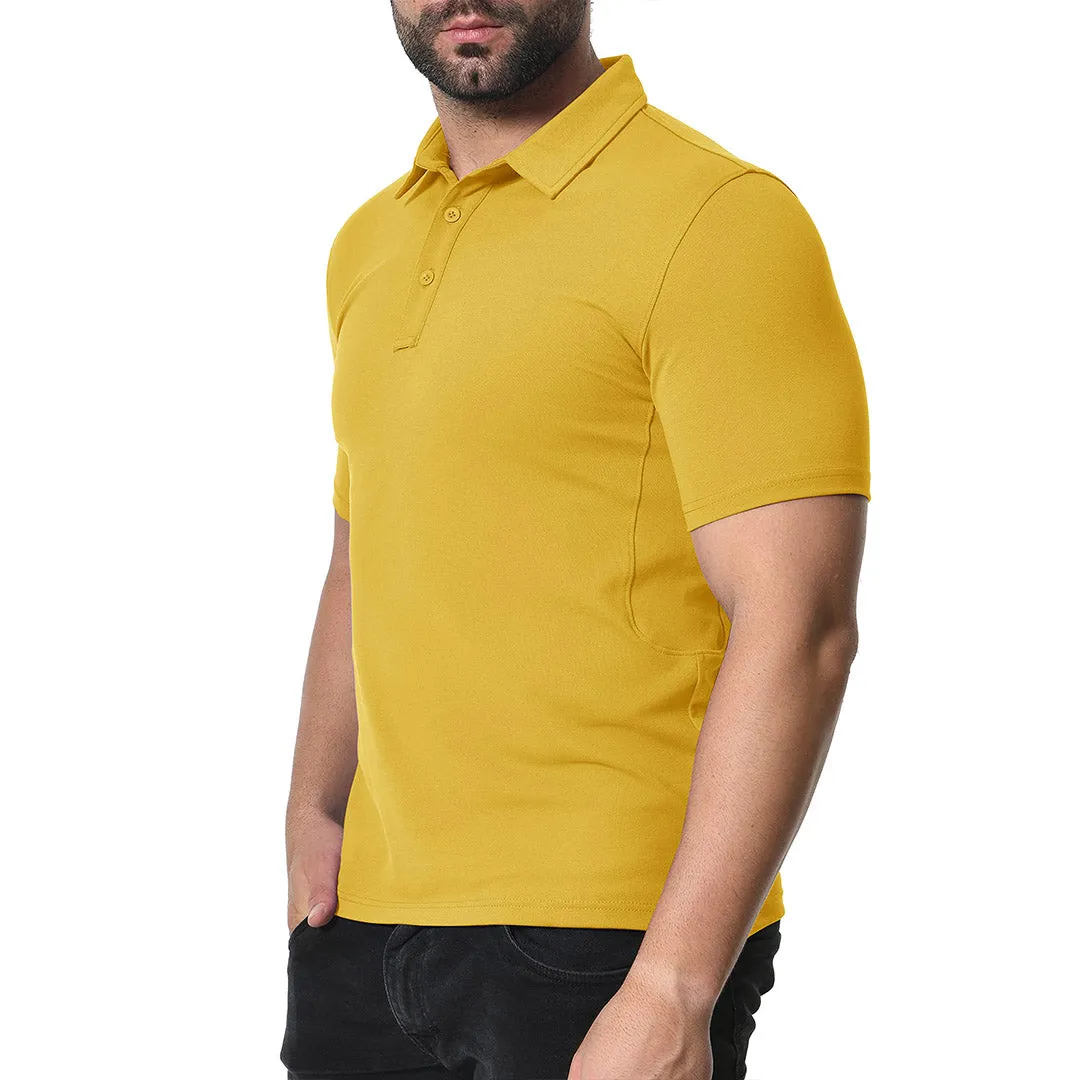 Men's Golf Tennis Casual Outdoor Summer Polo Collared Shirt