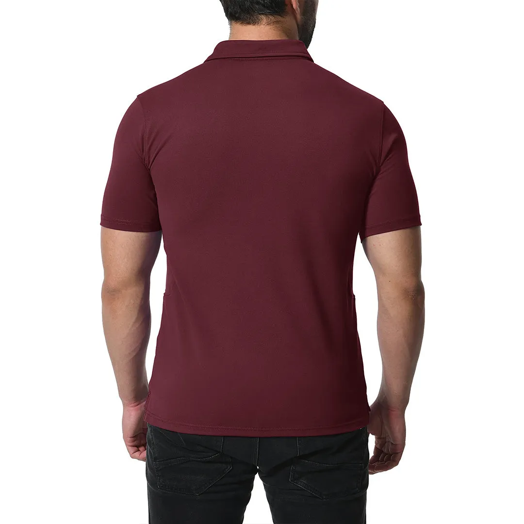 Men's Golf Tennis Casual Outdoor Summer Polo Collared Shirt