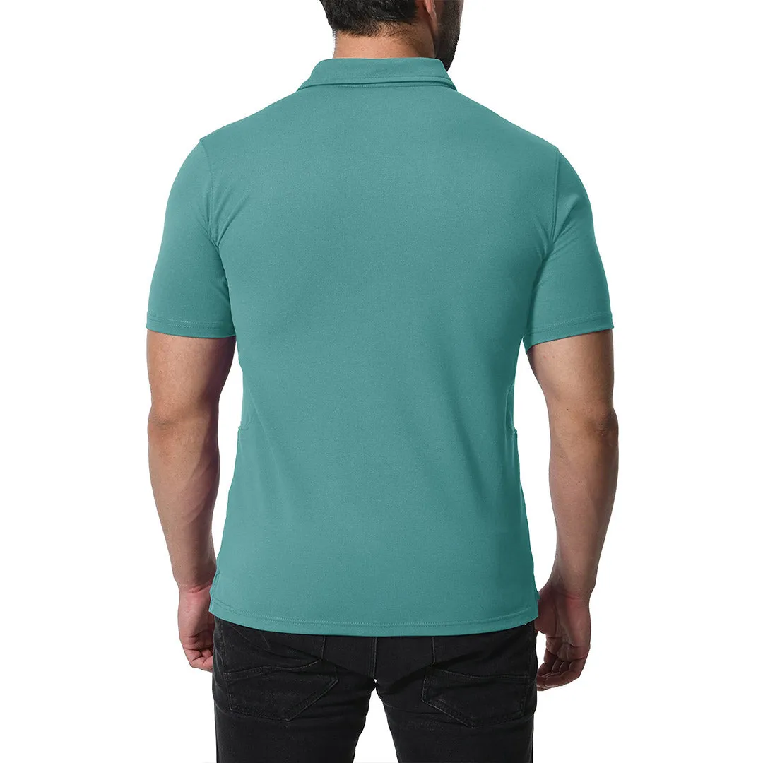 Men's Golf Tennis Casual Outdoor Summer Polo Collared Shirt