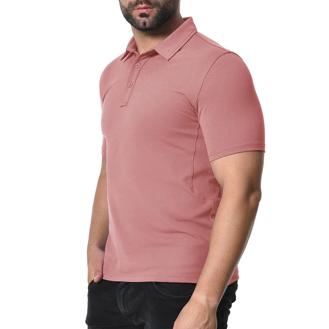 Men's Golf Tennis Casual Outdoor Summer Polo Collared Shirt