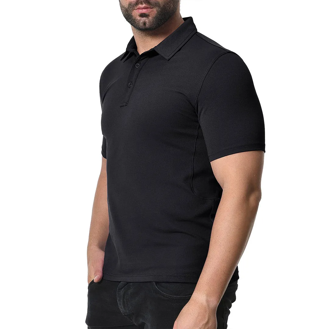 Men's Golf Tennis Casual Outdoor Summer Polo Collared Shirt