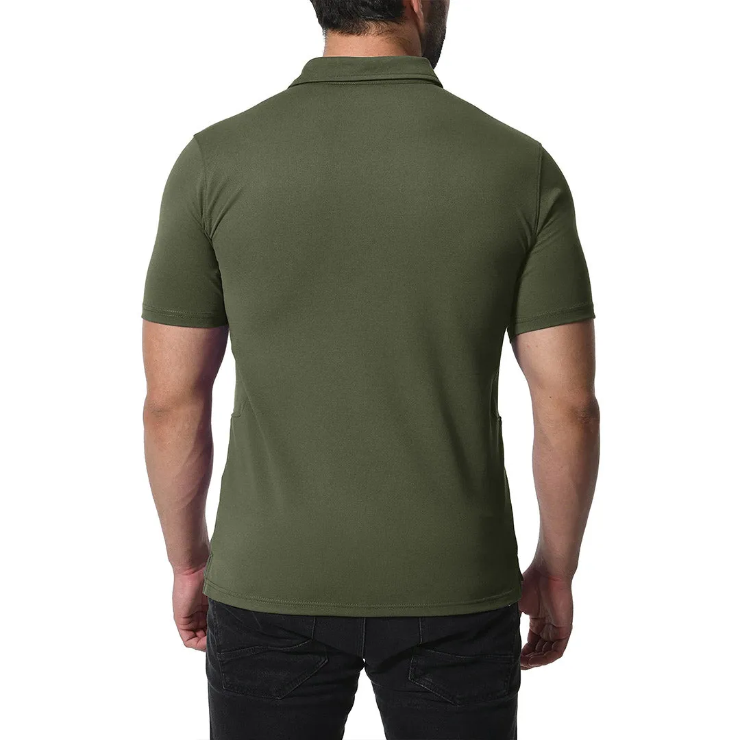 Men's Golf Tennis Casual Outdoor Summer Polo Collared Shirt