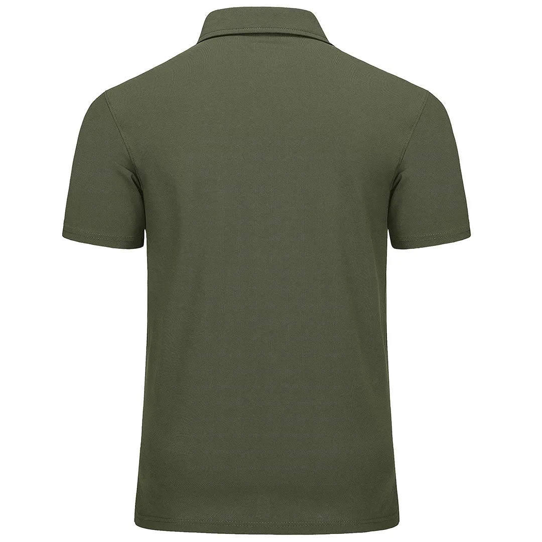 Men's Golf Tennis Casual Outdoor Summer Polo Collared Shirt
