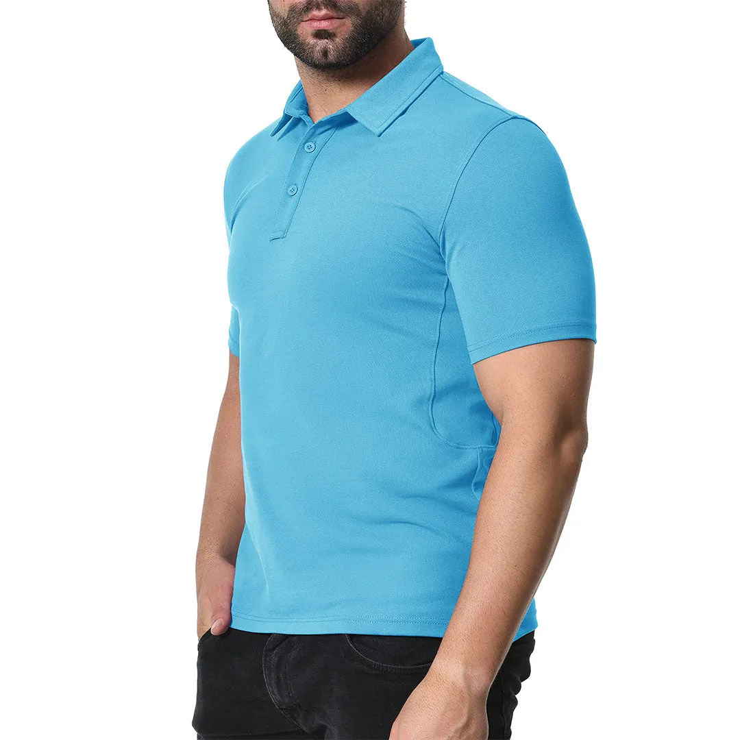 Men's Golf Tennis Casual Outdoor Summer Polo Collared Shirt