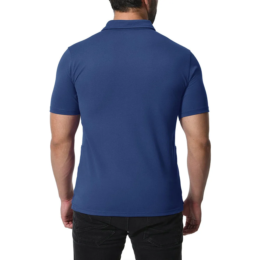 Men's Golf Tennis Casual Outdoor Summer Polo Collared Shirt