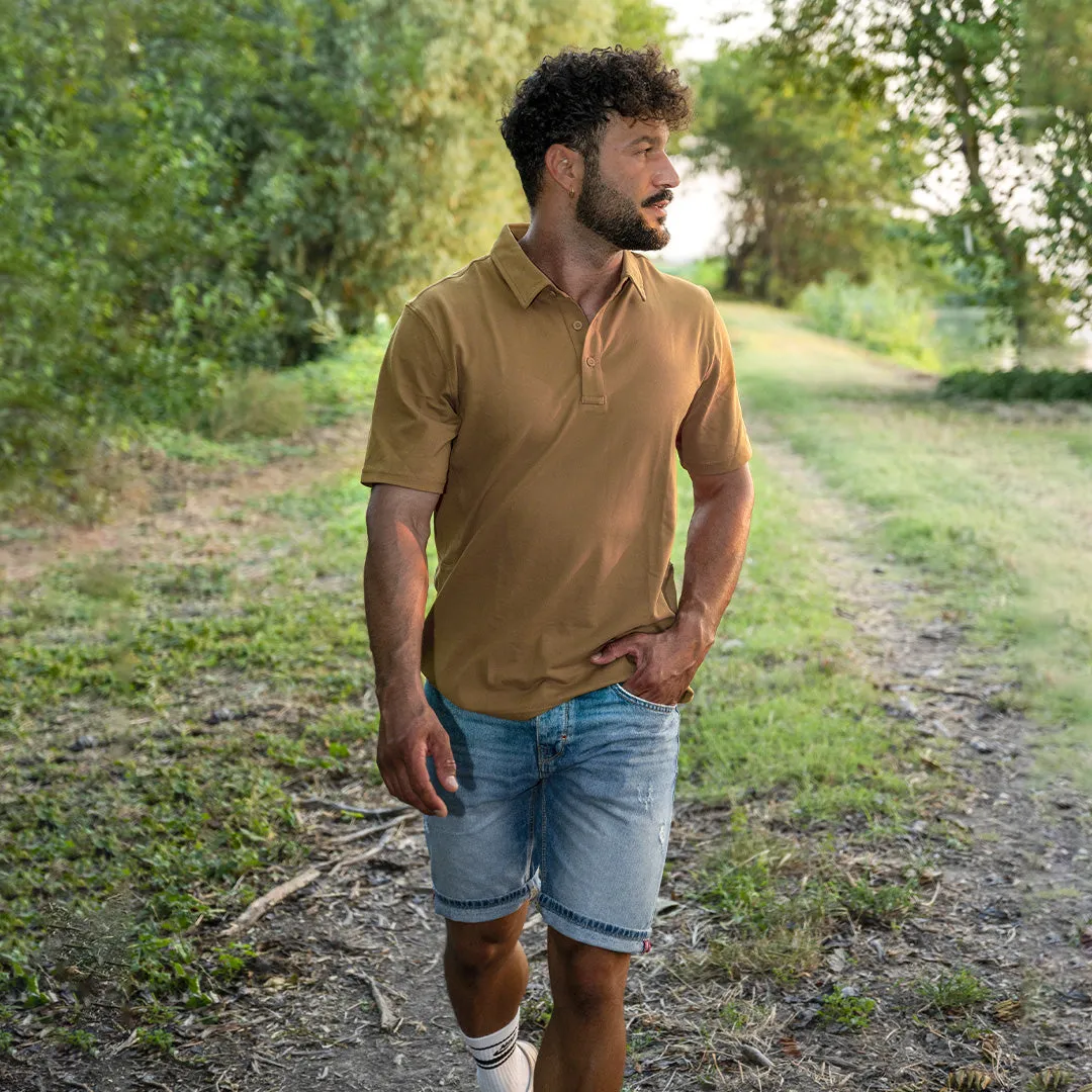 Men's Golf Tennis Casual Outdoor Summer Polo Collared Shirt
