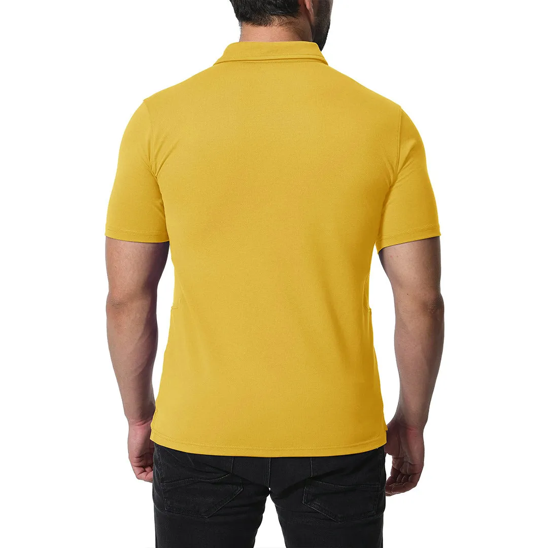 Men's Golf Tennis Casual Outdoor Summer Polo Collared Shirt