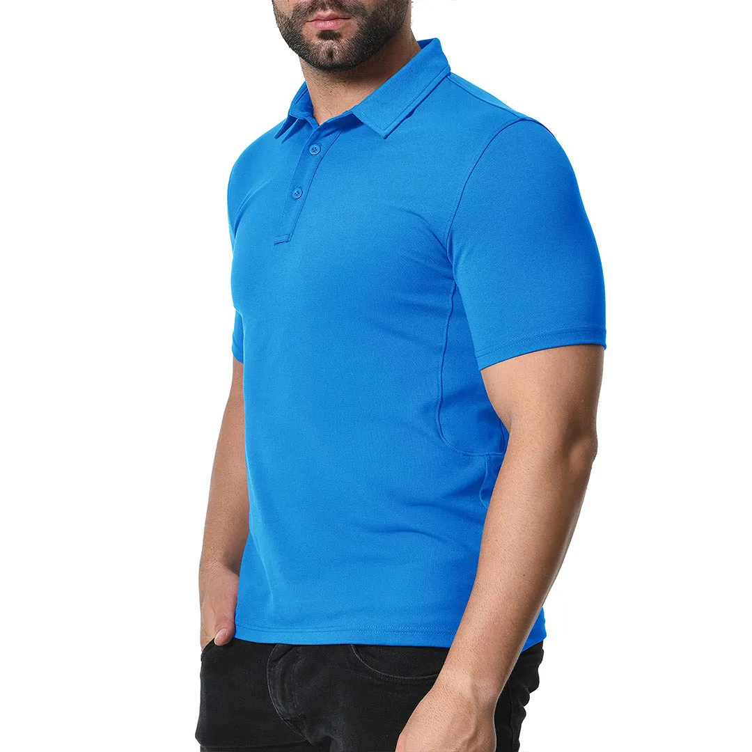 Men's Golf Tennis Casual Outdoor Summer Polo Collared Shirt
