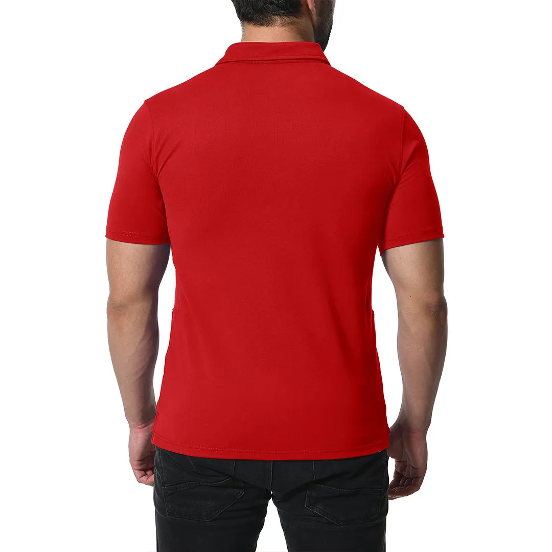 Men's Golf Tennis Casual Outdoor Summer Polo Collared Shirt