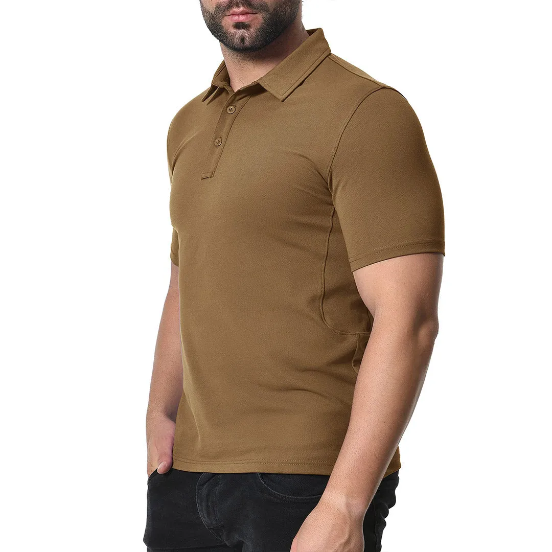 Men's Golf Tennis Casual Outdoor Summer Polo Collared Shirt