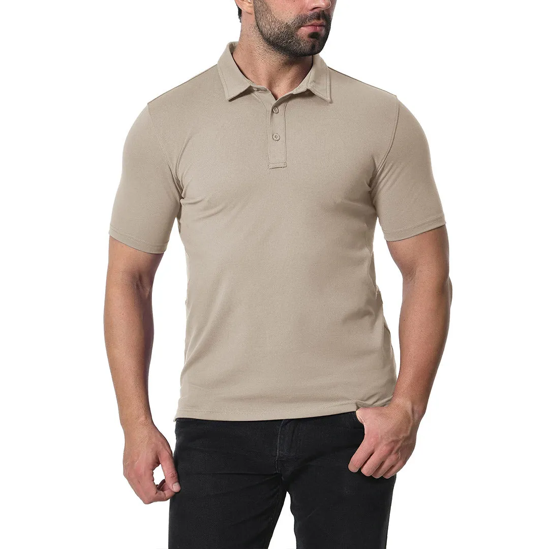 Men's Golf Tennis Casual Outdoor Summer Polo Collared Shirt