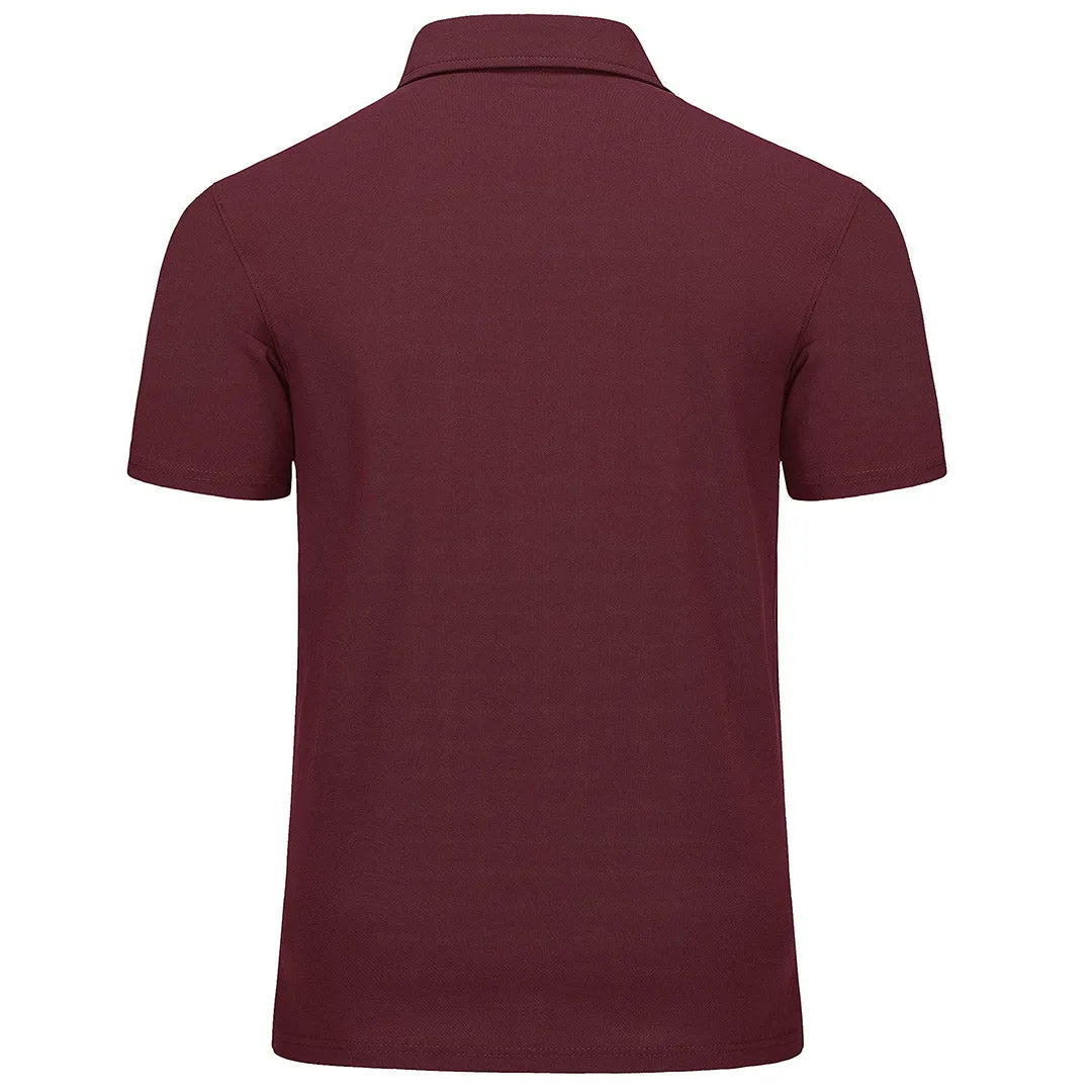 Men's Golf Tennis Casual Outdoor Summer Polo Collared Shirt