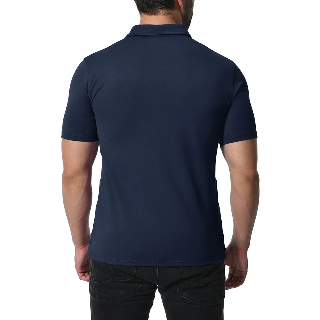 Men's Golf Tennis Casual Outdoor Summer Polo Collared Shirt