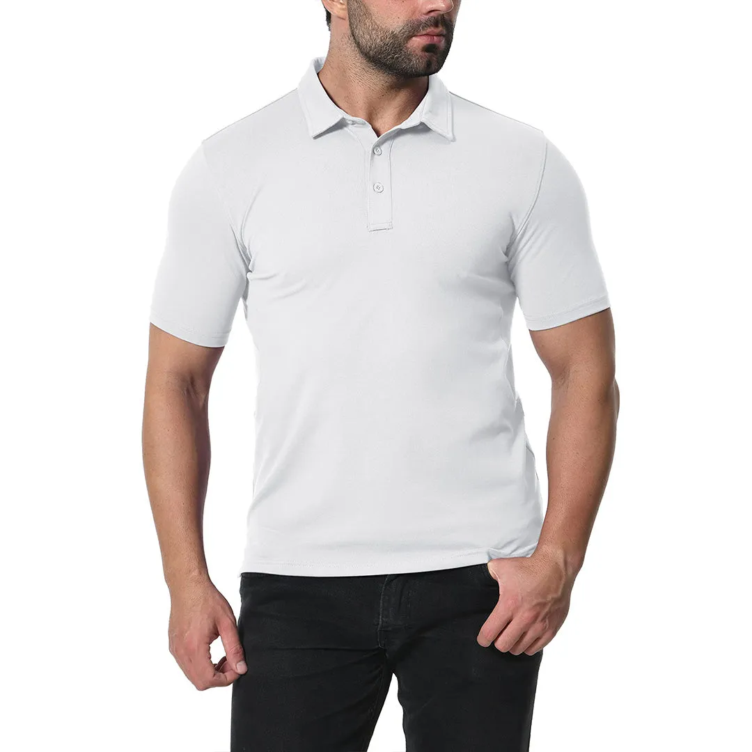 Men's Golf Tennis Casual Outdoor Summer Polo Collared Shirt