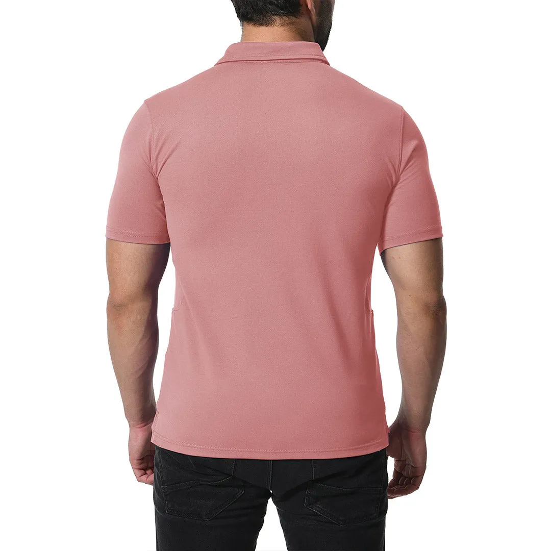 Men's Golf Tennis Casual Outdoor Summer Polo Collared Shirt
