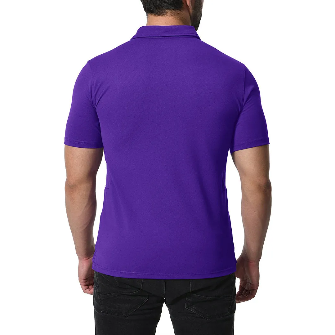 Men's Golf Tennis Casual Outdoor Summer Polo Collared Shirt