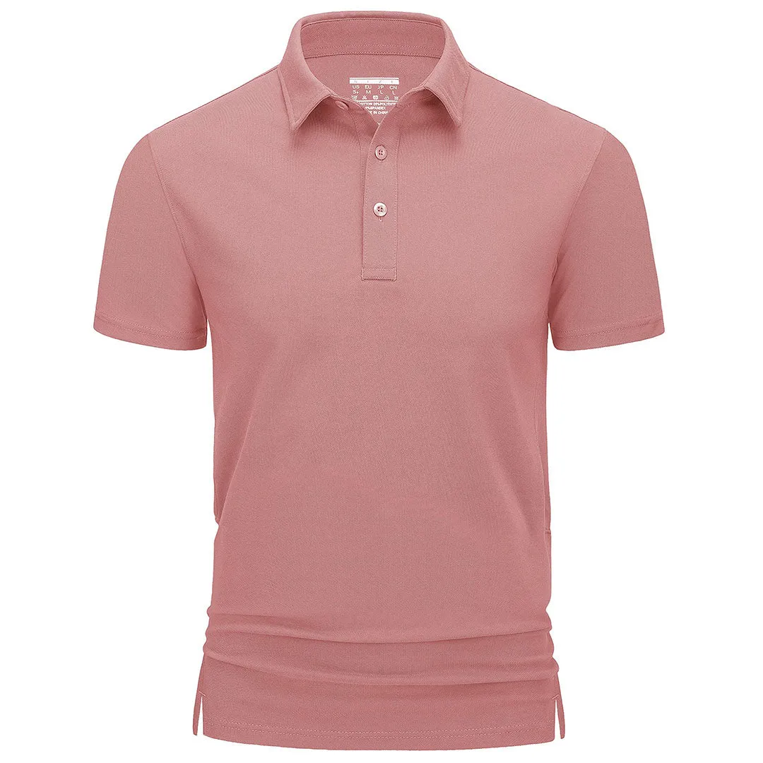 Men's Golf Tennis Casual Outdoor Summer Polo Collared Shirt