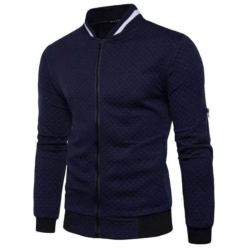 Men's Hoodies & Sweatshirts Zipper Collar Jacket