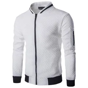 Men's Hoodies & Sweatshirts Zipper Collar Jacket