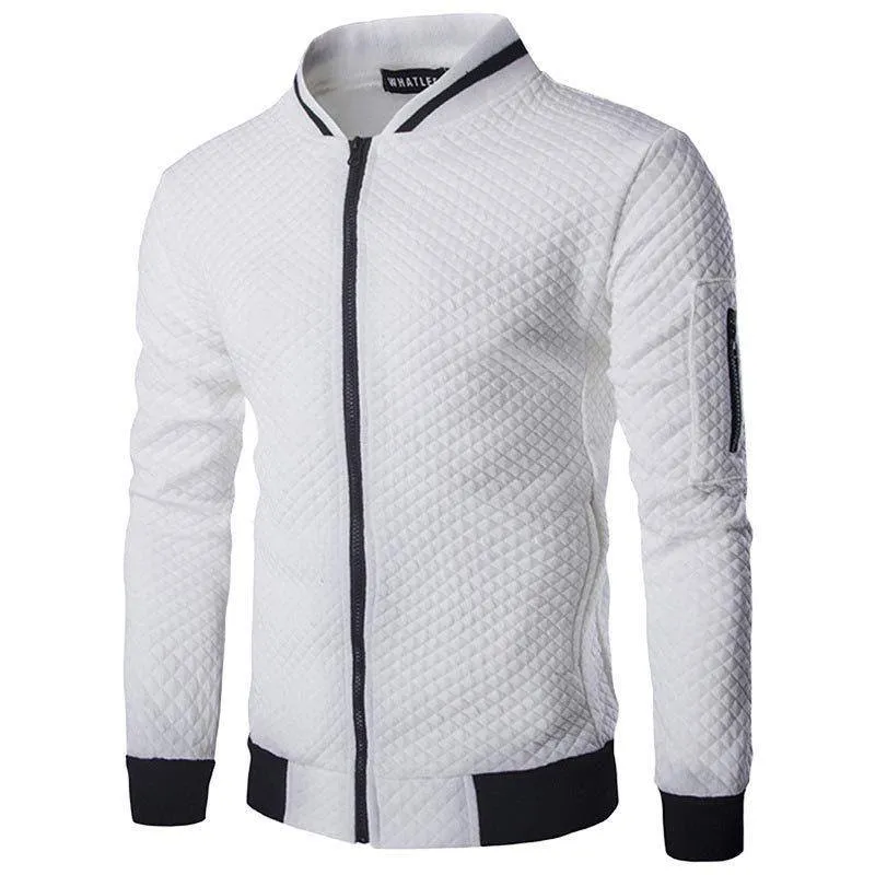 Men's Hoodies & Sweatshirts Zipper Collar Jacket