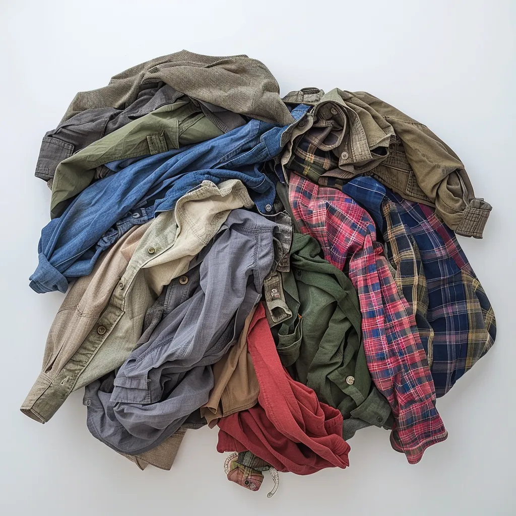 Men's Long Sleeve Mix Micro-Bale (100 LBS.)