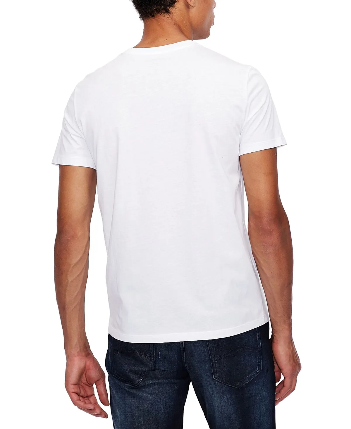 Men's Milano New York and A|X Armani Exchange Logo T-Shirt, White
