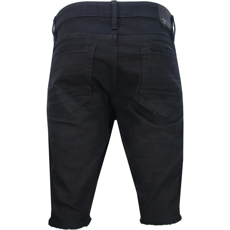Men's Moto Shredded Twill Shorts