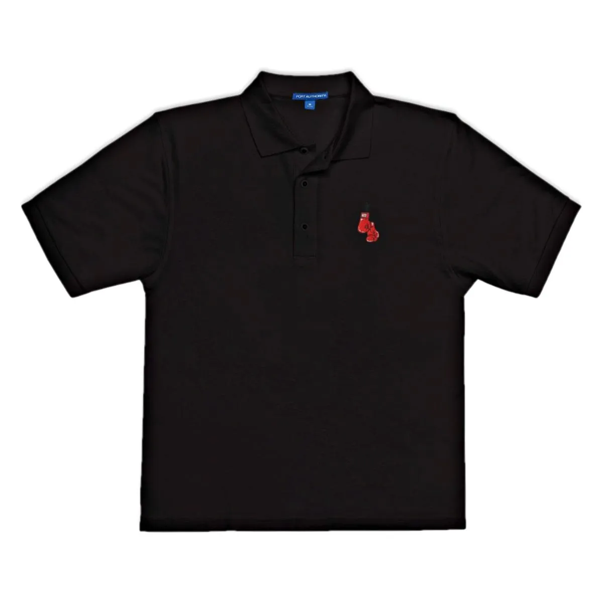 Men's Premium Polo With Embroidered Boxing Gloves