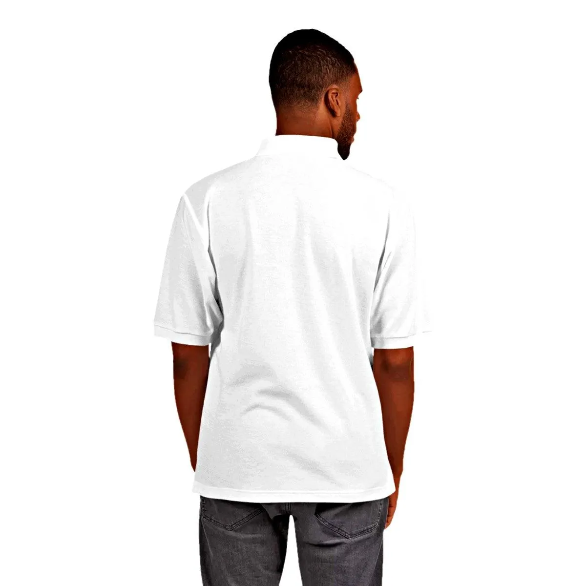 Men's Premium Polo With Embroidered Boxing Gloves