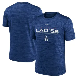 Men's Royal Los Angeles Dodgers Velocity Performance Nike T-Shirt