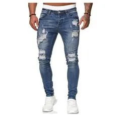 Men's rugged denim  jeans 2022