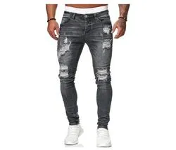 Men's rugged denim  jeans 2022