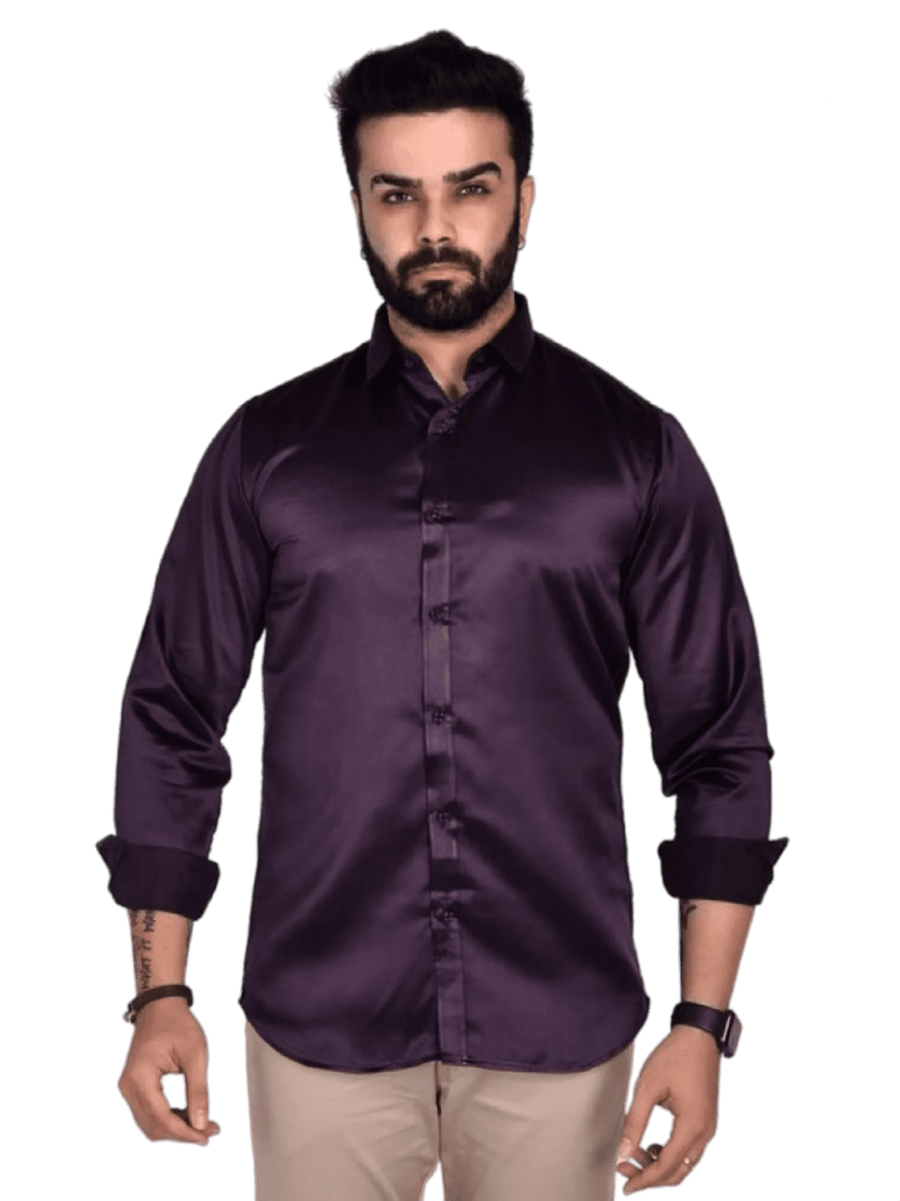 Men's Silk Shirt, Veshti Shirt, Indian Traditional Shirt.