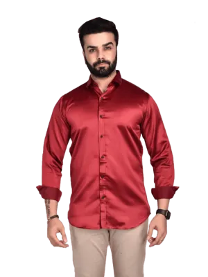 Men's Silk Shirt, Veshti Shirt, Indian Traditional Shirt.