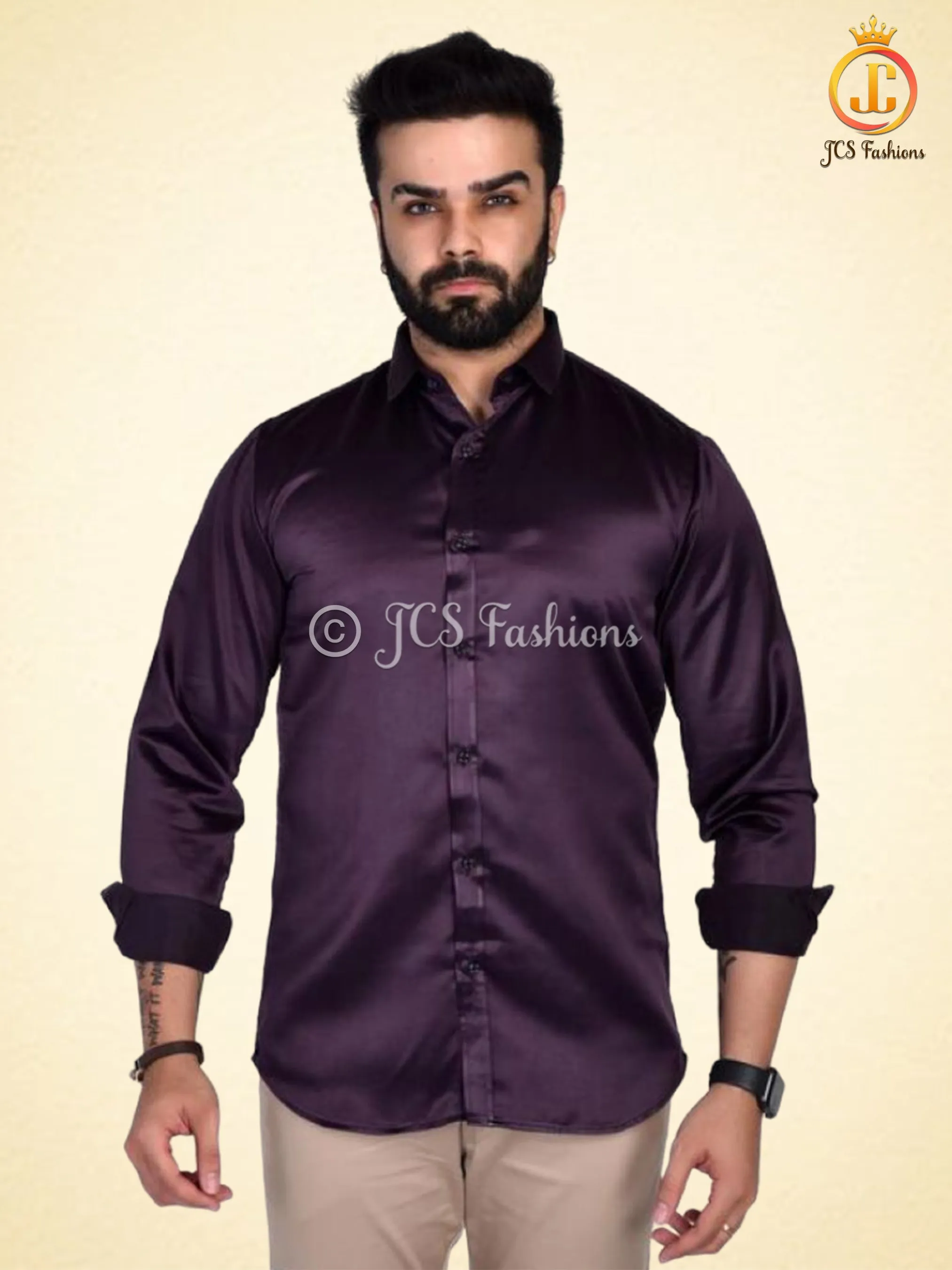 Men's Silk Shirt, Veshti Shirt, Indian Traditional Shirt.