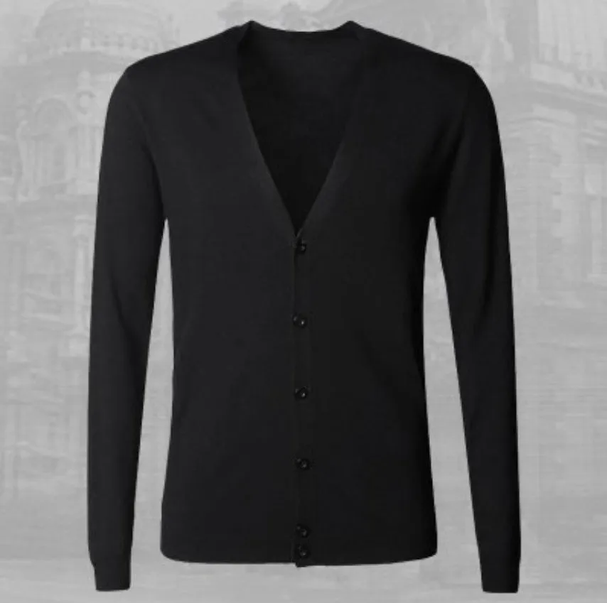 Men's Spring Thin Woolen Knitted Slim Cardigan