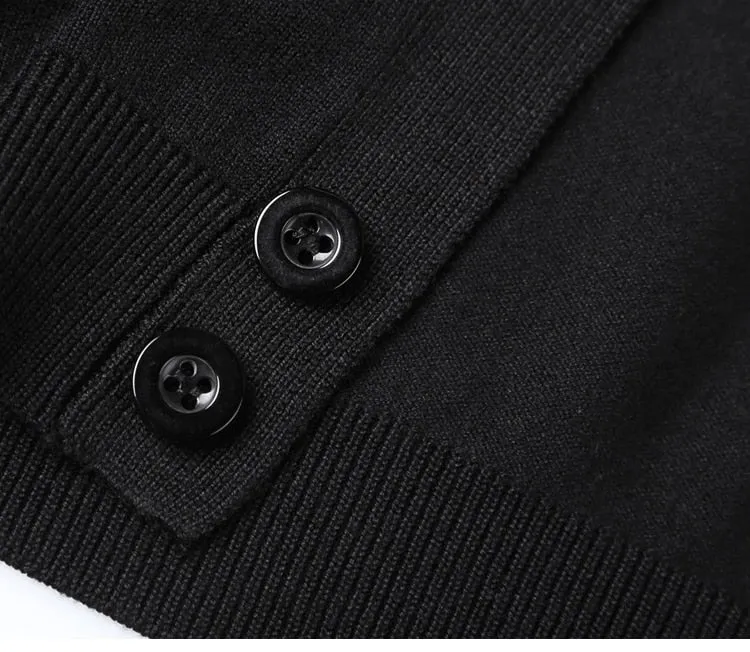 Men's Spring Thin Woolen Knitted Slim Cardigan