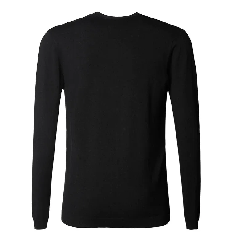 Men's Spring Thin Woolen Knitted Slim Cardigan