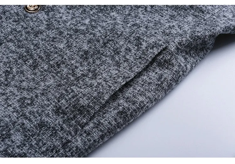 Men's Spring/Autumn Business Slim Fit Blazer With Stand Collar