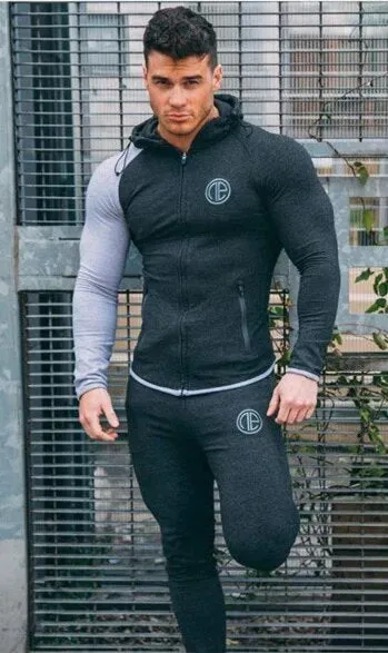 Men's Spring/Autumn Gym Tracksuit | Men's Fitness Outwear